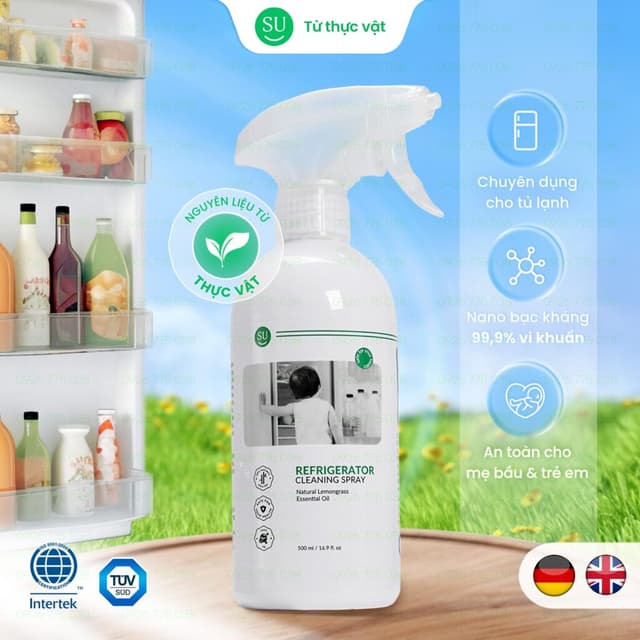 Xịt vệ sinh tủ lạnh SU