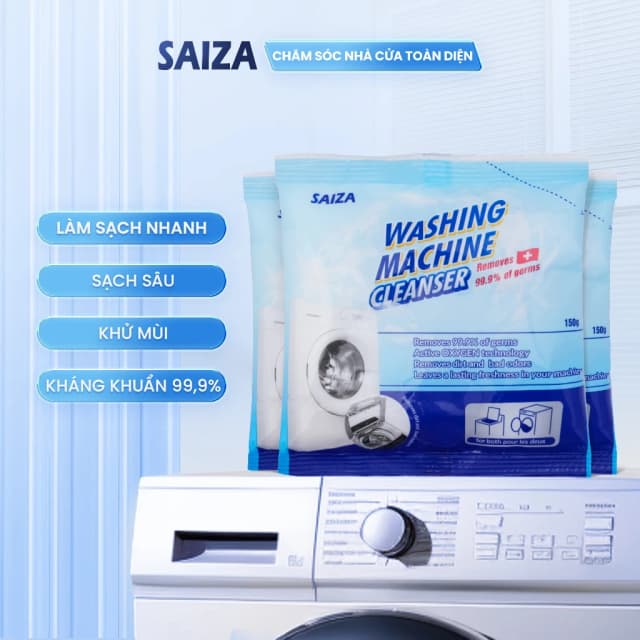 Bột vệ sinh lồng máy giặt SAIZA